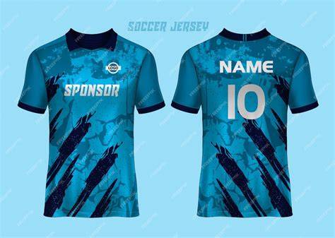 Soccer Shirt Design Template
