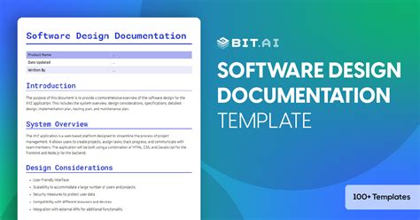 Software Design Description Template
