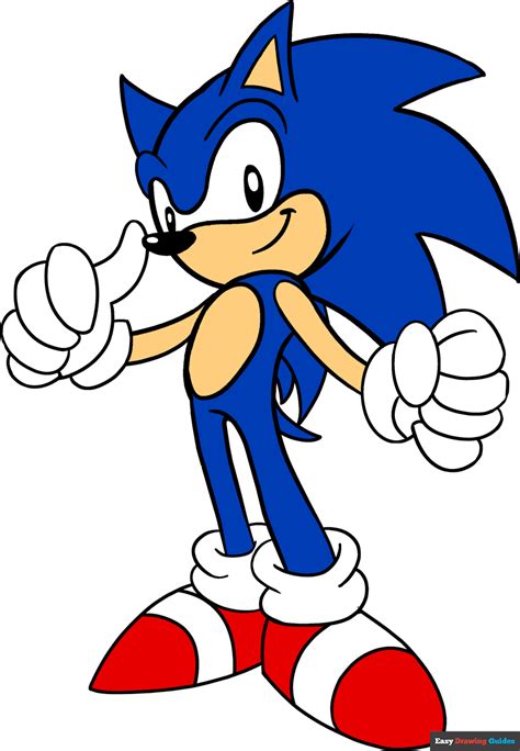 Sonic Drawing For Kids