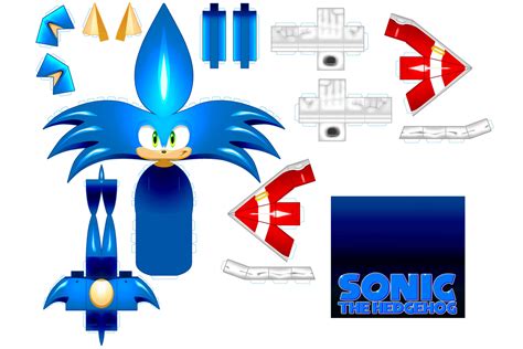 Sonic Papercraft Templates