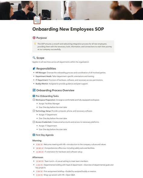 Sop Sample Template