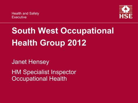 South West Occupational Health