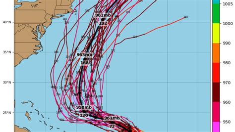 Spaghetti Chart Hurricane Lee