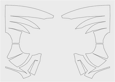 Spider Man Face Template