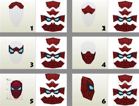 Spider-man Mask Template