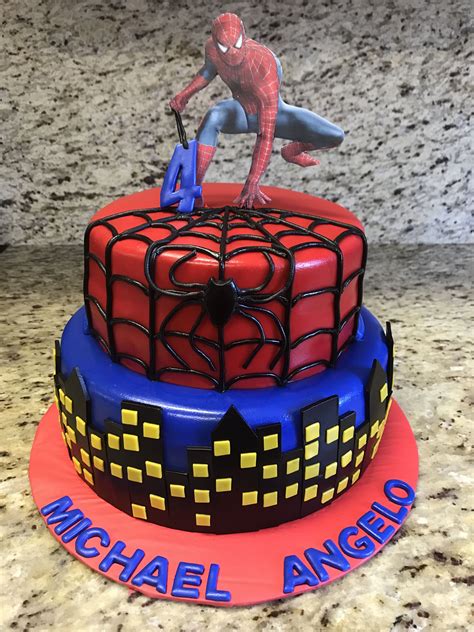 Spiderman-Birthday-Cake
