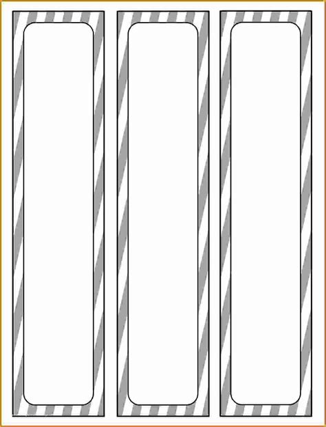 Spine Template For 1 5 Inch Binder