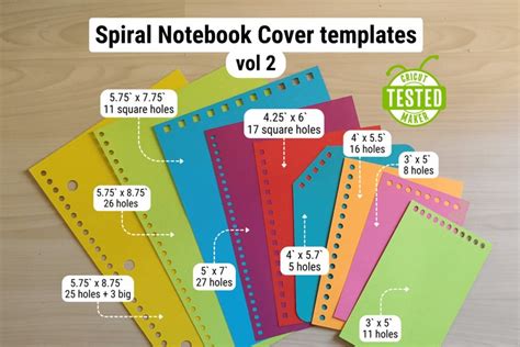 Spiral Notebook Template
