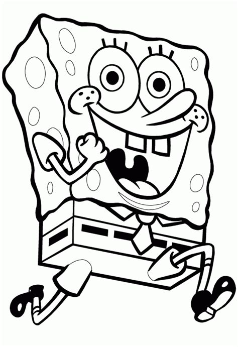 Spongebob Squarepants Coloring Pages Free Printable