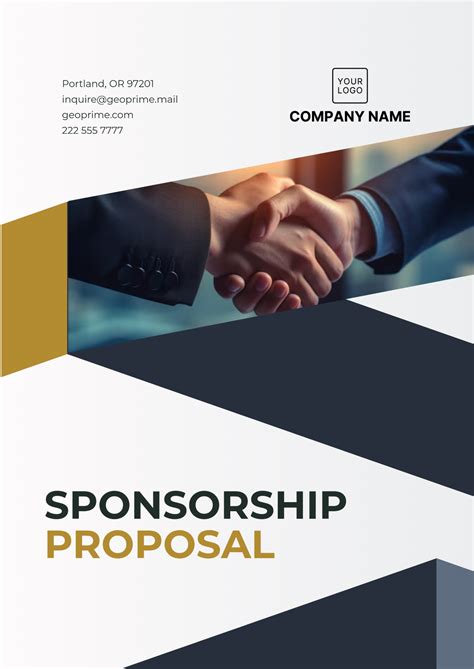 Sponsor Proposal Template
