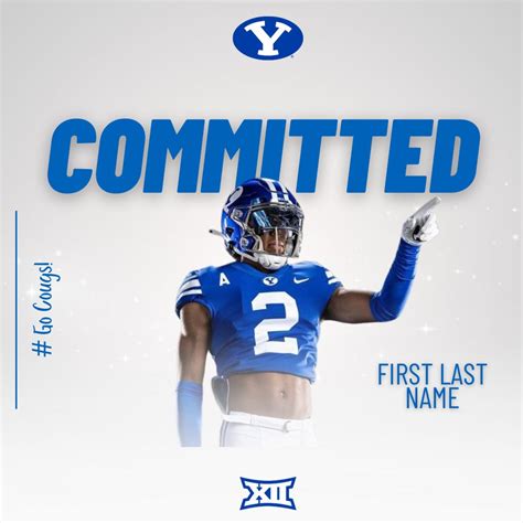 Sports Commitment Template