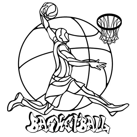 Sports Printable Coloring Pages