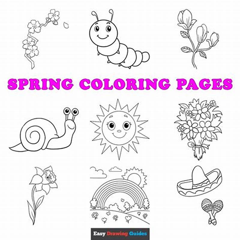 Spring Coloring Ideas
