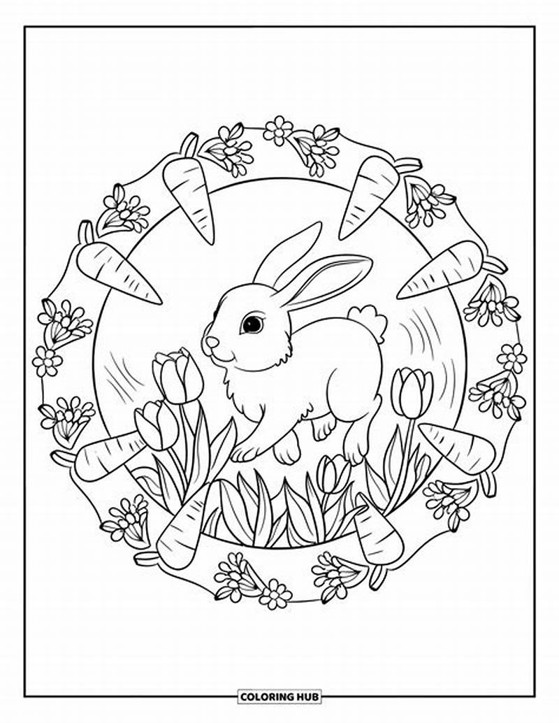 Spring Mandala Coloring Pages