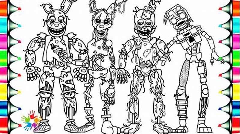 Springtrap Coloring Pages