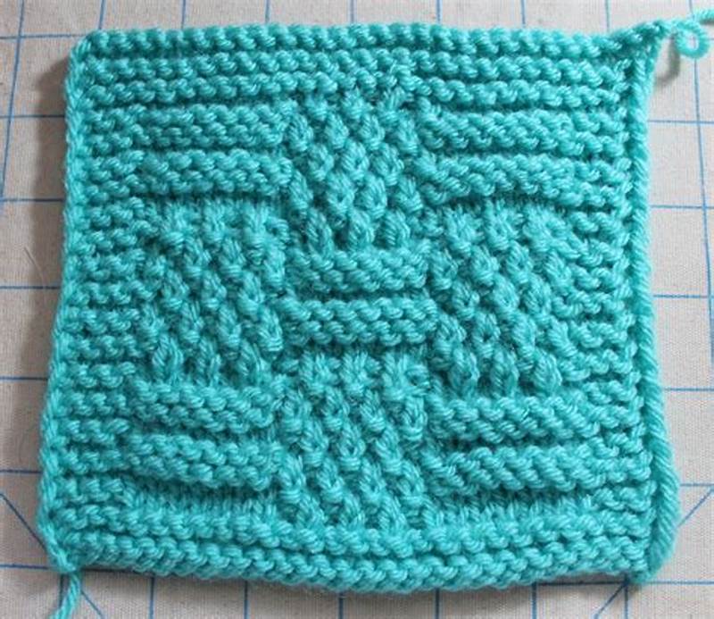 Square Pattern Knitting