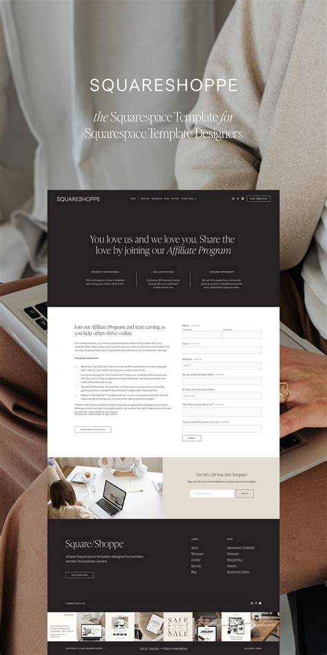 Squarespace 1 Page Template