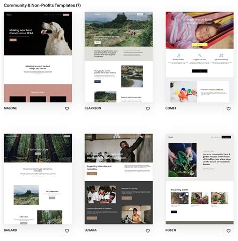 Squarespace Templates For Nonprofits