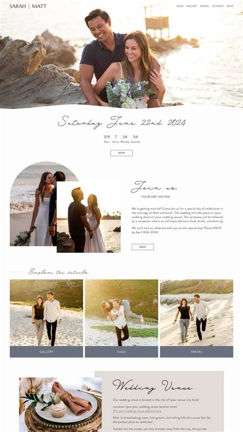 Squarespace Wedding Templates