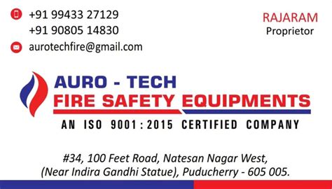 Sri Auro Raam Fire And Safety Equipments