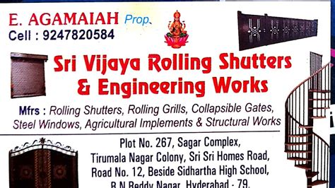 Sri Vijaya Rolling Shutters and engineeeing works
