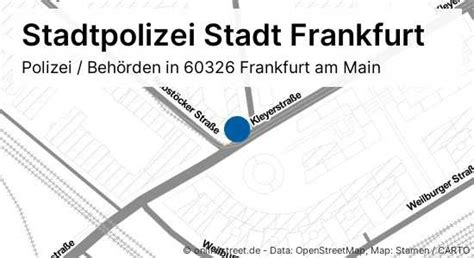 Stadtpolizei Stadt Frankfurt