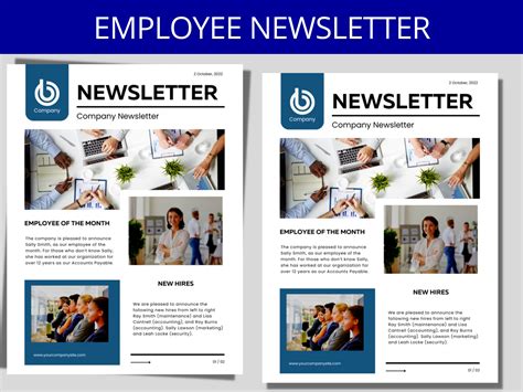 Staff Newsletter Template