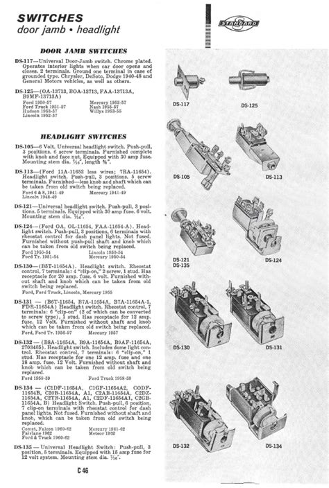 Standard Ignition Catalog