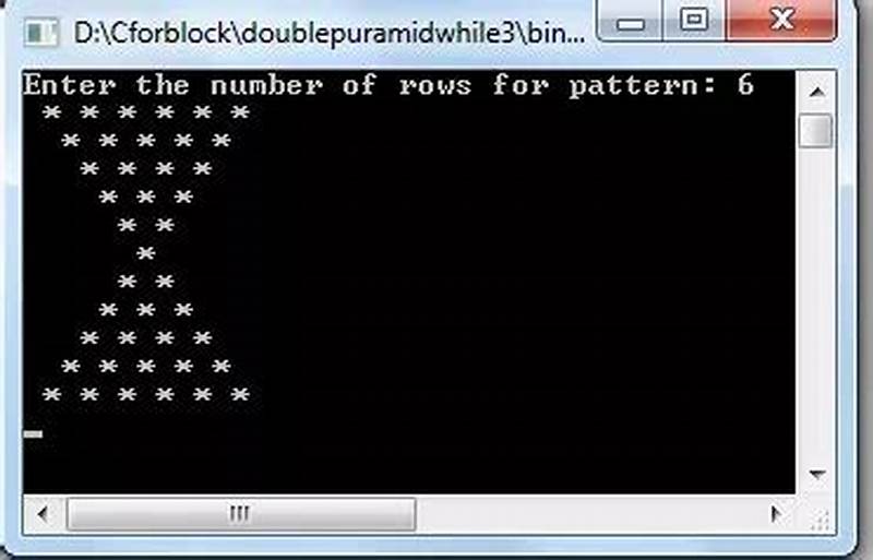 Star Pattern In C++ Using While Loop