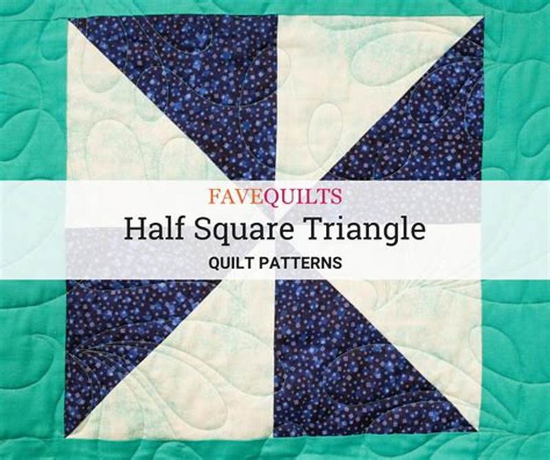 Star Quilt Pattern Using Half Square Triangles