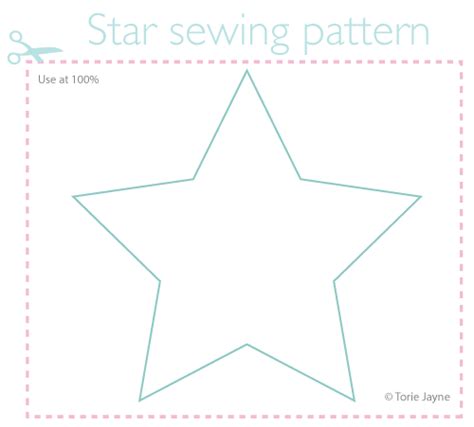 Star Sewing Template