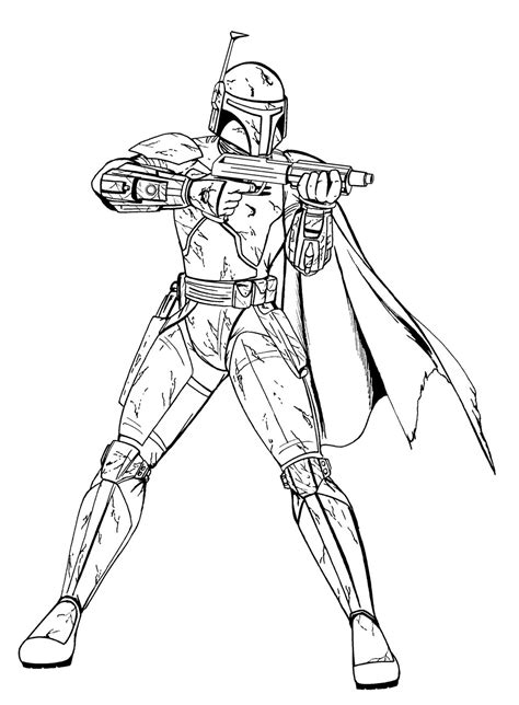 Star Wars Coloring Page Free Printable