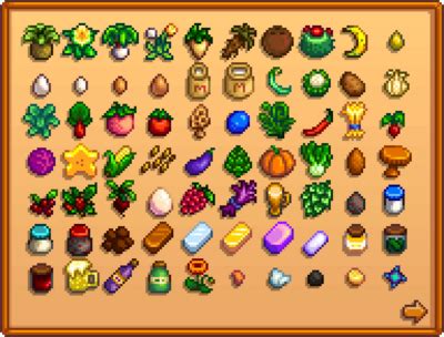 Stardew Valley Items Shipped Template
