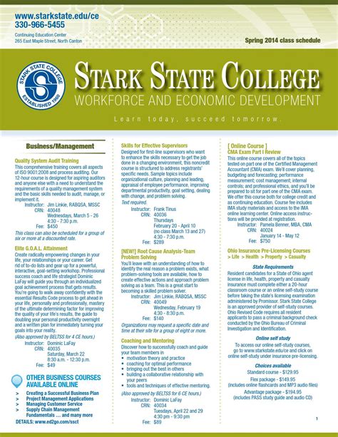 Stark State Course Catalog