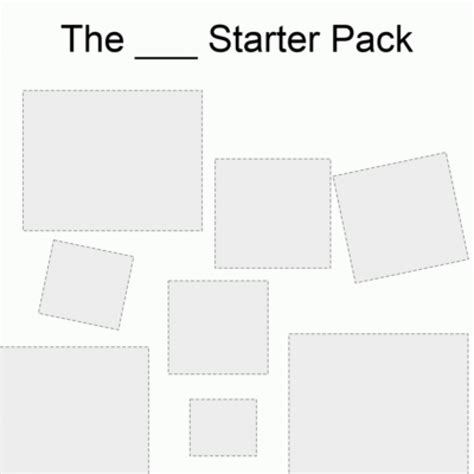 Starter Pack Meme Template