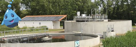 Station de traitement des eaux usées à Boutigny-sur-Essonne