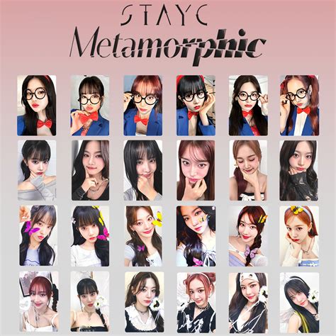 Stayc Metamorphic Album Photocard Template