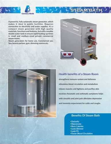 Steam Generator and Bathtub Manufacture and Supplier in Lucknow - Quasay bath