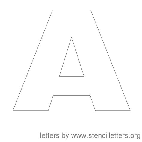 Stencil Letters Printable