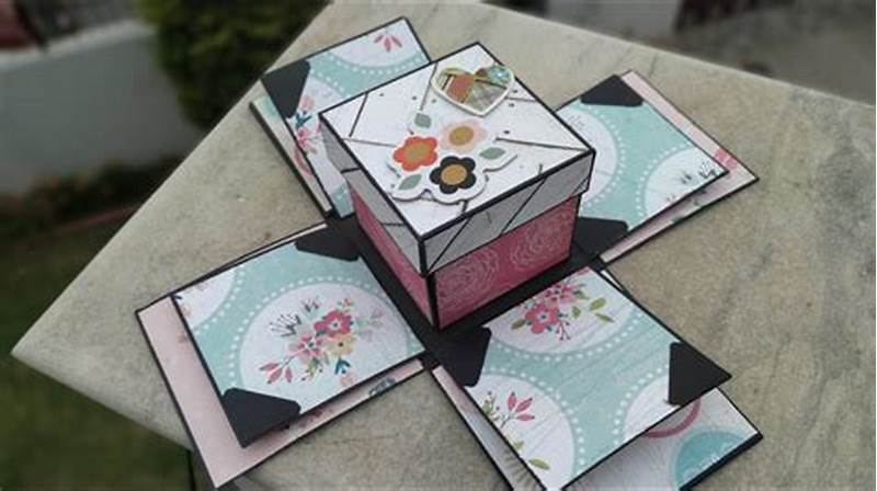 Step By Step Explosion Box Pattern