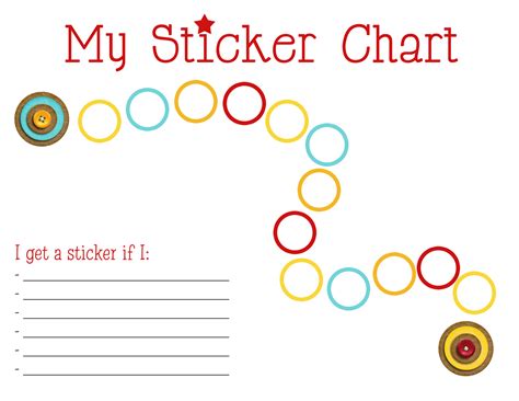Sticker Chart Free Printable