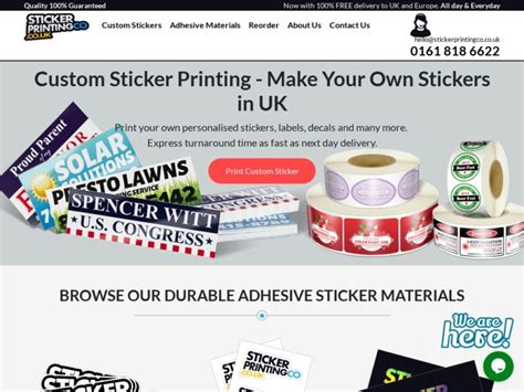 StickerPrintingCo | Custom Sticker Printing Online