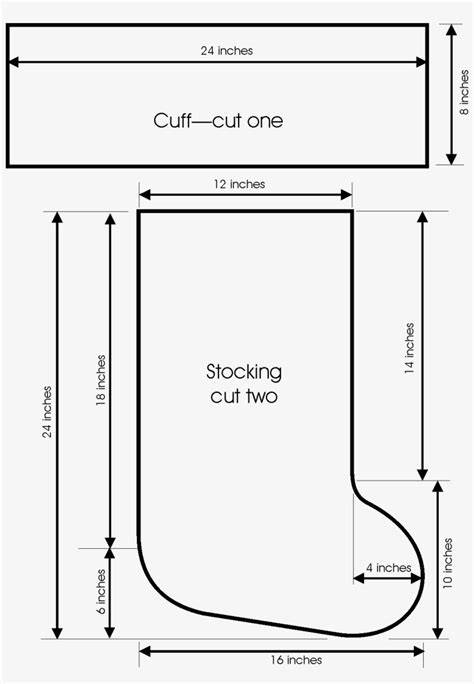 Stocking Sewing Template Christmas Stocking Acrylic Template