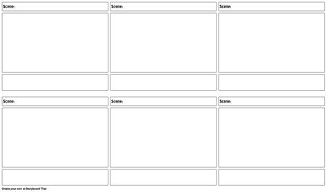 Story Board Template