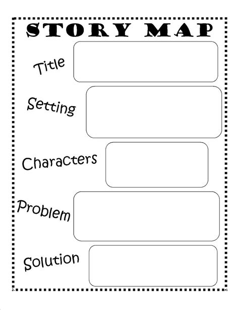 Story Elements Graphic Organizer Free Printable