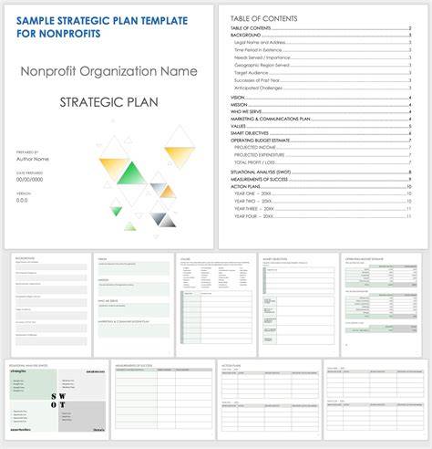 Strategic Planning Template For Nonprofits
