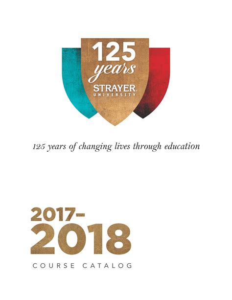 Strayer University Course Catalog