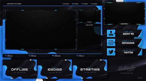 Streaming Overlay Template