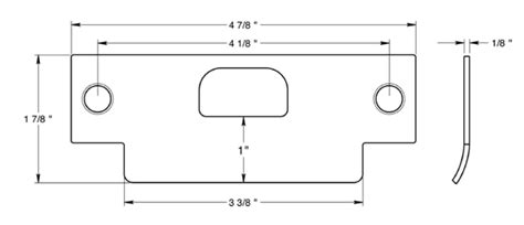 Strike Plate Template
