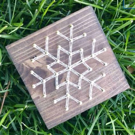String Art Snowflake Template